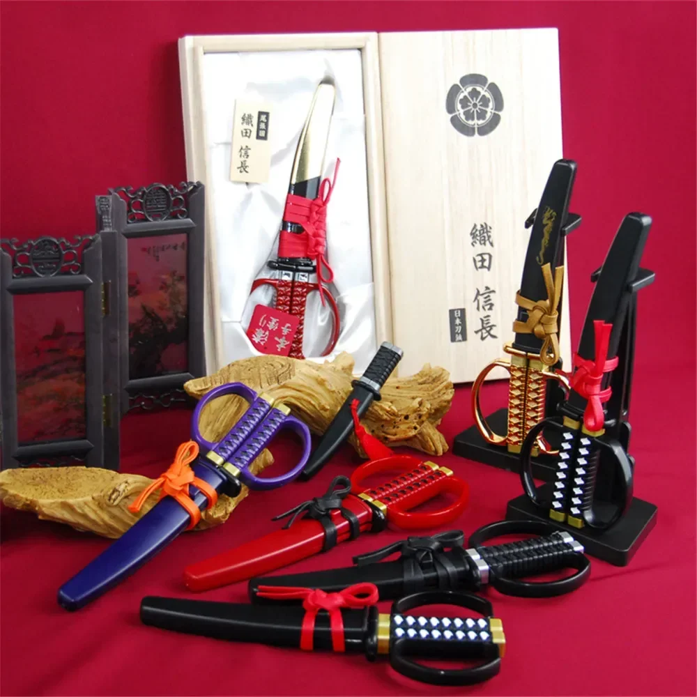 

Japanese Samurai Katana Sword Shape Scissors Paper Minimalist Luxury Tailor Handicraft Fabric Sewing Embroidery Cutter Handmade