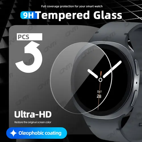 9H Tempered Glass for Samsung Galaxy Watch 8 Classic 40mm 44mm 46mm Ultra (2025) 47mm Screen Protector Glass Ultra-HD Film - Image 10