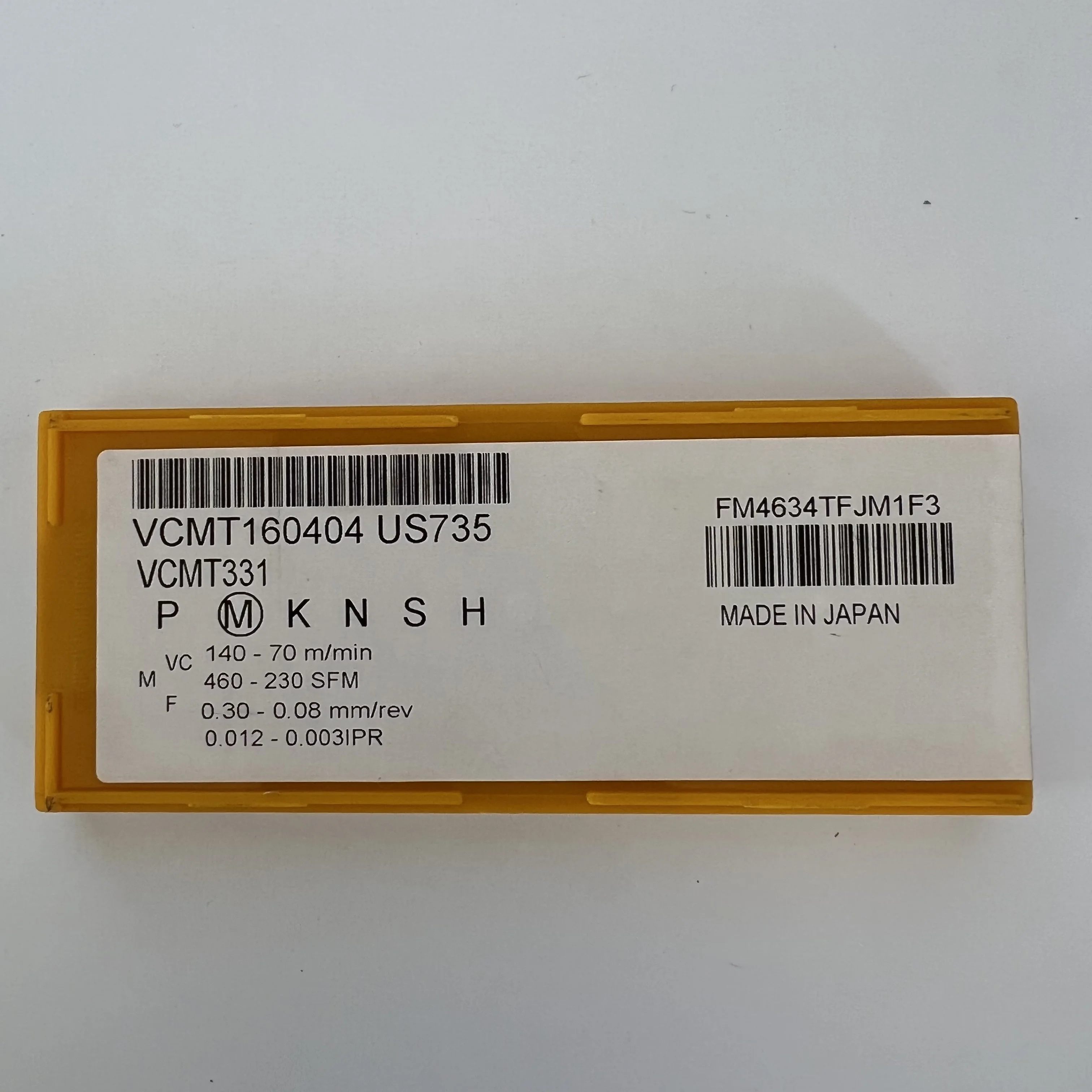 

VCMT160404 US735 UC5115 UE6020 VP15TF Original CNC blade