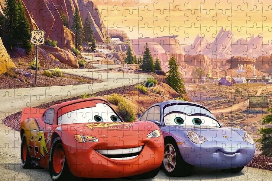 Disney Movie Cars Puzzle 300/500/1000 Pieces for Kids Educational Toys Adults Decompressed Jigsaw Puzzle Family Fun Games jigsaw puzzles wooden jigsaw puzzles wooden puzzle toys educational puzzles mini jigsaw puzzle