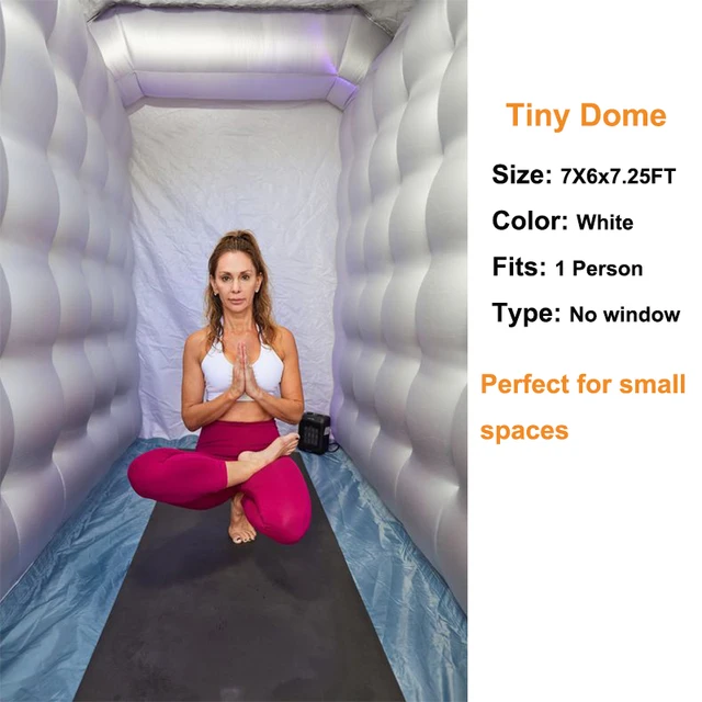 Inflatable Hot Yoga Dome Portable Home Yoga Studio Hot Air Bubble Tent Personal Hot Yoga