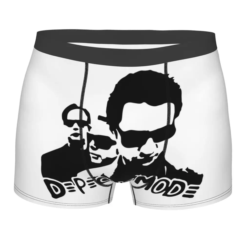 Custom Electronic Rock Depeche Cool Mode Boxers Shorts Men Briefs Underwear Cool Underpants