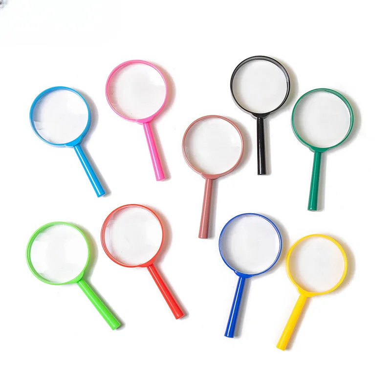 Plastic Stand Magnifier High-Grade Optical Lens Reading Multicolor For Child magnifying glass reading magnifier