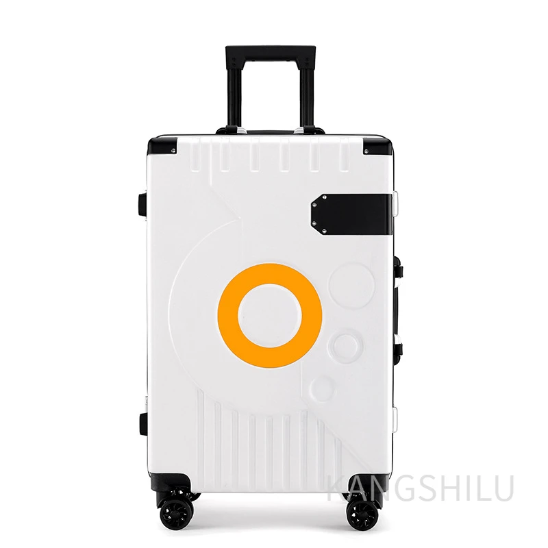 New Aluminum Frame 20''22''24''26''Inch Travel Suitcase With Wheels Carry-on Suitcase Roller Luggage Travel Trolley Case Fashion