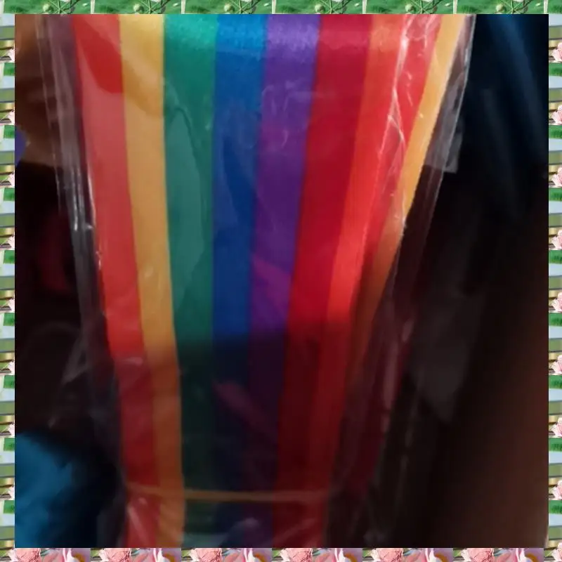 Ribbon Dance Rainbow Ribbon Colorful Gymnastics Gymnastics Rope Sporting Goods (2M)