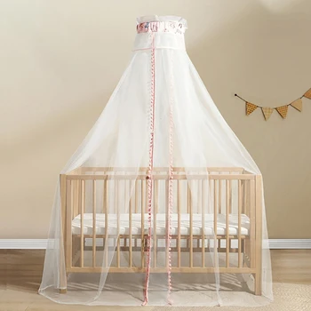 Baby Bed Mosquito Net Foldable Girl Arched Mosquitos Nets Portable Crib Netting For  Baby Cradle Canopy Beds Crib Cot Kids baby 1