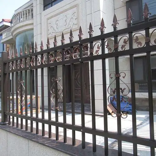 

Driveway Security Sliding Gate Custom Outdoor Gates automatic with remote control aluminum railing gate