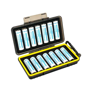 14 slot 18650 supporto per custodia per batteria custodia per batteria impermeabile per 18650 batterie per Organizer per scatola batteria guscio rigido durevole