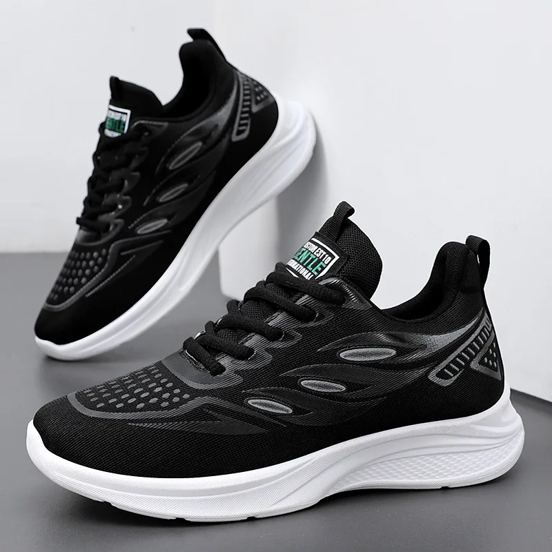 Men Shoes Breathable Classic Running Sneakers for Man Outdoor Light Comfortable Mesh Shoes Slip on Walking ShoesTenis