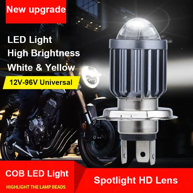 p15d led H4 LED motorcycle Headlight motorcycle fog lights motorcycle headlight motorcycle led lights led motorcycle lights led lights motorcycle driving lights bike light High low light BA20D H6 led motorcycle Headlamp Fog lamp Spotlight 12v white yellow Scooter