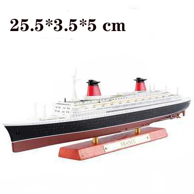 1:1250 RMS TITANIC LUSITANIA MAURETANIA NORMANDIE BRITANNIO FRANCE Cruise Ship Model Atlas Diecast Boat Toys Collectiabl 3