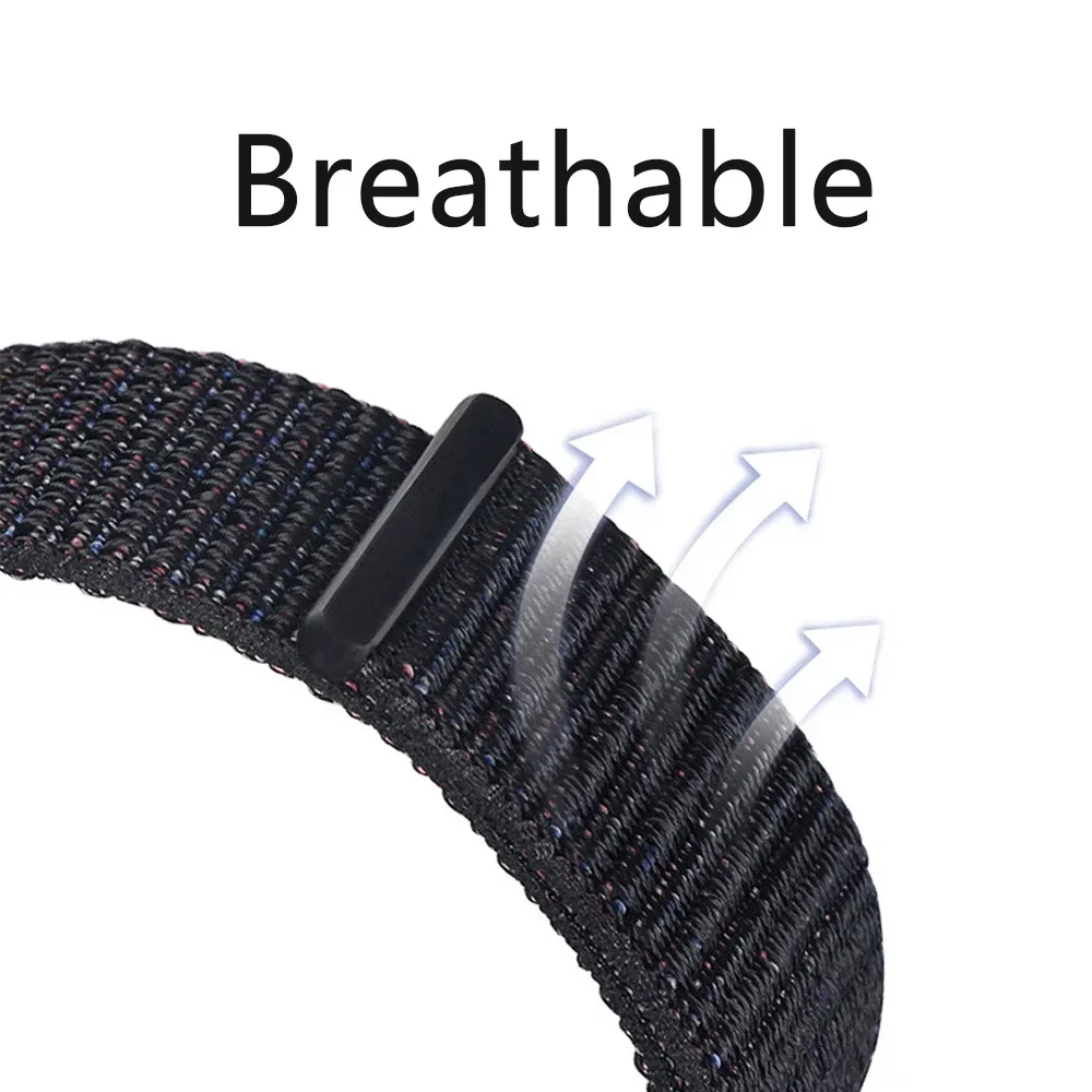 Breathable Sport Nylon Loop Bracelet Wrist Band Strap