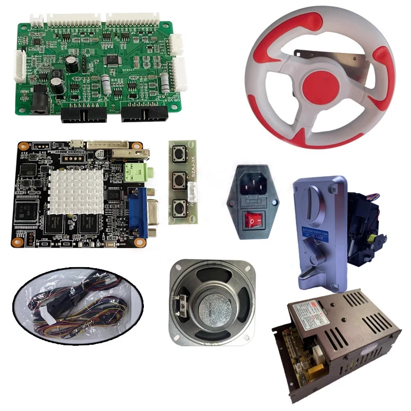 

Kart Racing Racing Children's Game Machine Racing Machine 10 IN 1 Kit Steering Wheel Accessories DIYKIT Game Machine