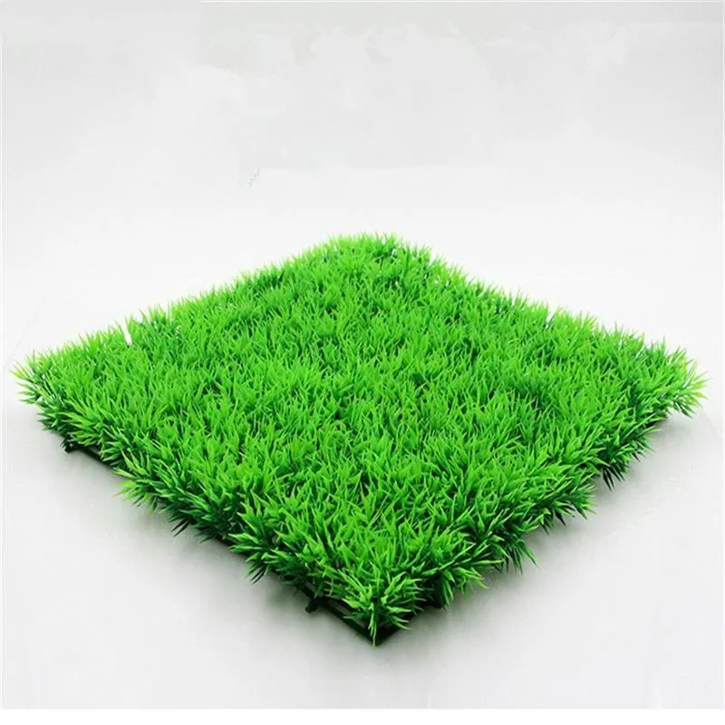 Amichevole Plastica Artificiale Acquario Verde Piante D'Acqua Finte Prato Acquario Piante Acquario Accessori Per Acquari 8 Pz/Lotto