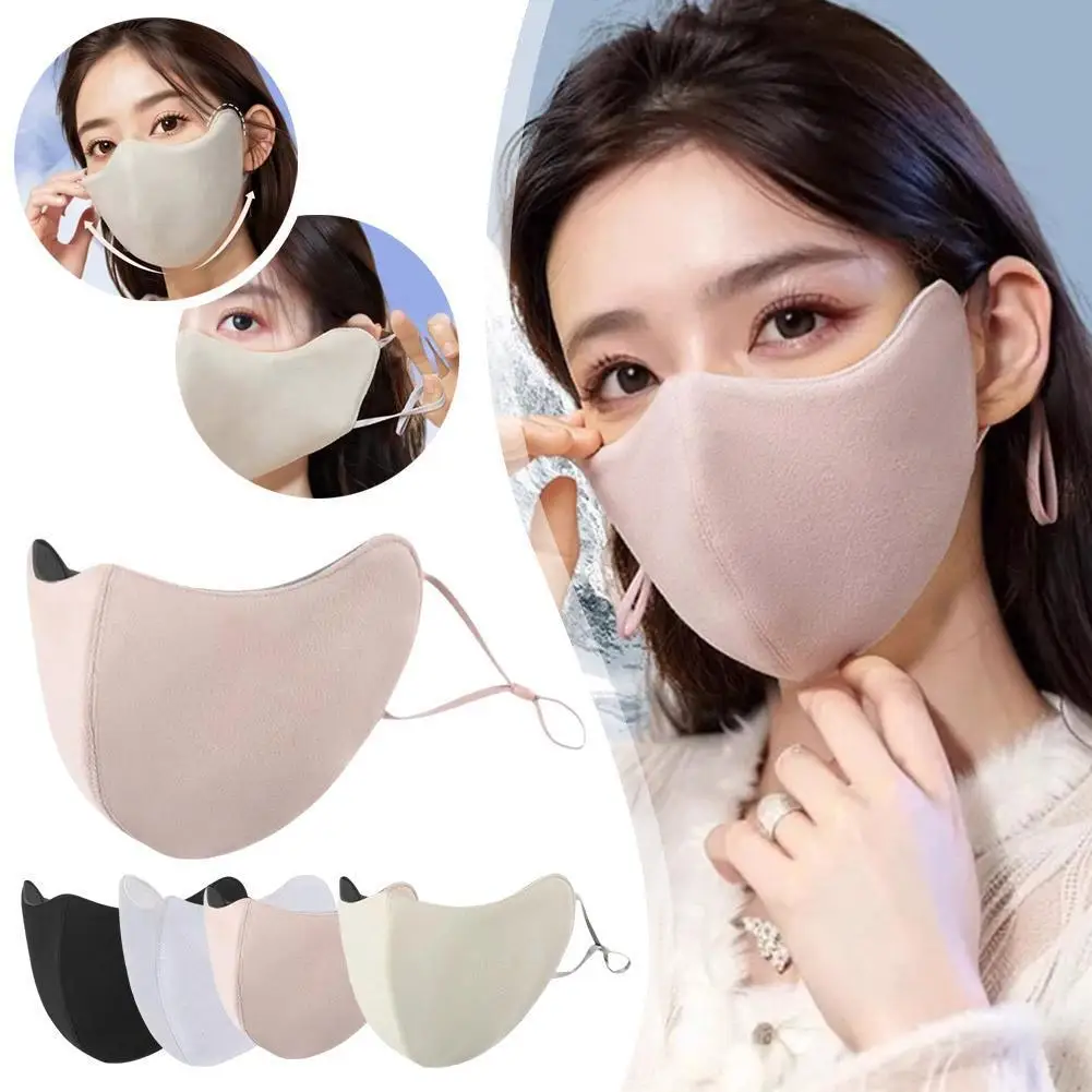Cotton Cycling Face Mouth Masks Washable Reusable Anti Dust Windproof Mouth-muffle Winter Warm Breathable For Man Woman face mask cotton face mask