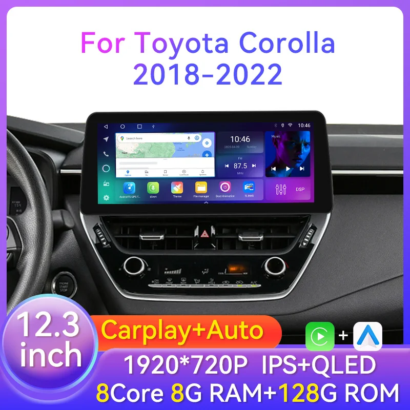12-3-inch-Android-For-Toyota-Corolla-2018-2021-2022-Car-Radio-DVD ...