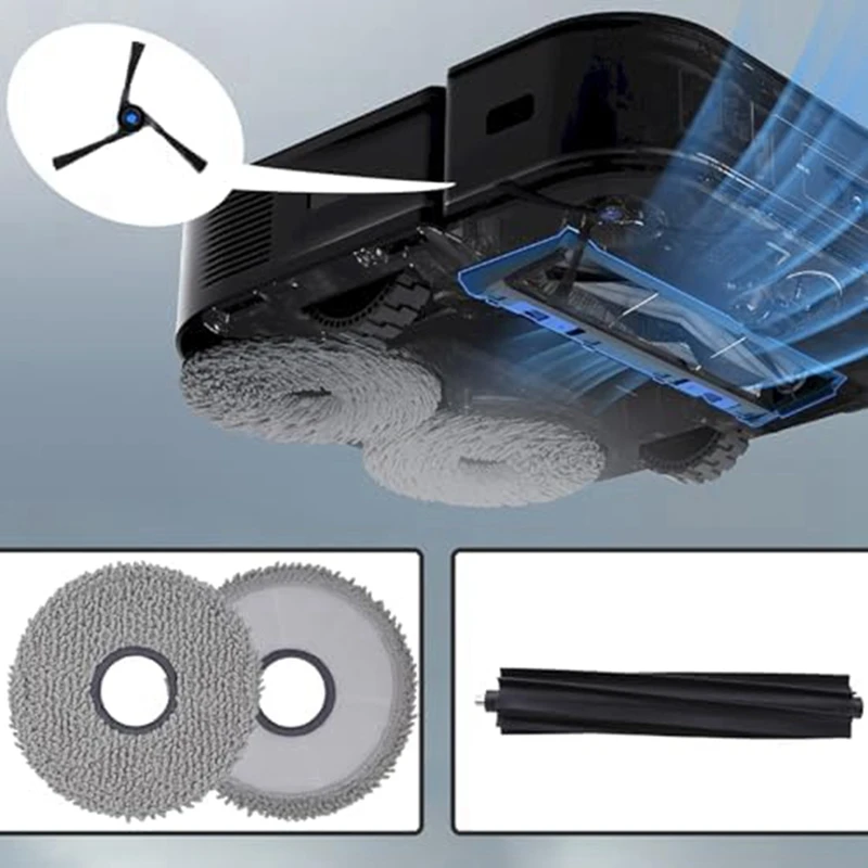 Ecovacs Deebot X2 ȴ ü ǰ ׼ Ʈ,  귯, ̵ 귯, , ɷ,   ȣȯ
