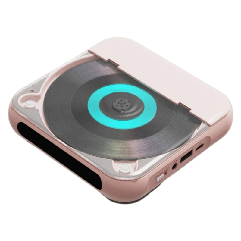 플레이어 호환 Discman 플레이어 USB AUX 재생 내장 1200mAh 배터리 LCD 디스플레이 Walkman 플레이어