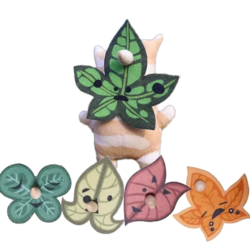 

New The Legend of Zelda Korok Plush Changeable Sounding Stuffed Toy Cartoon Anime Green Leaves Doll for Kids Birthday Gifts