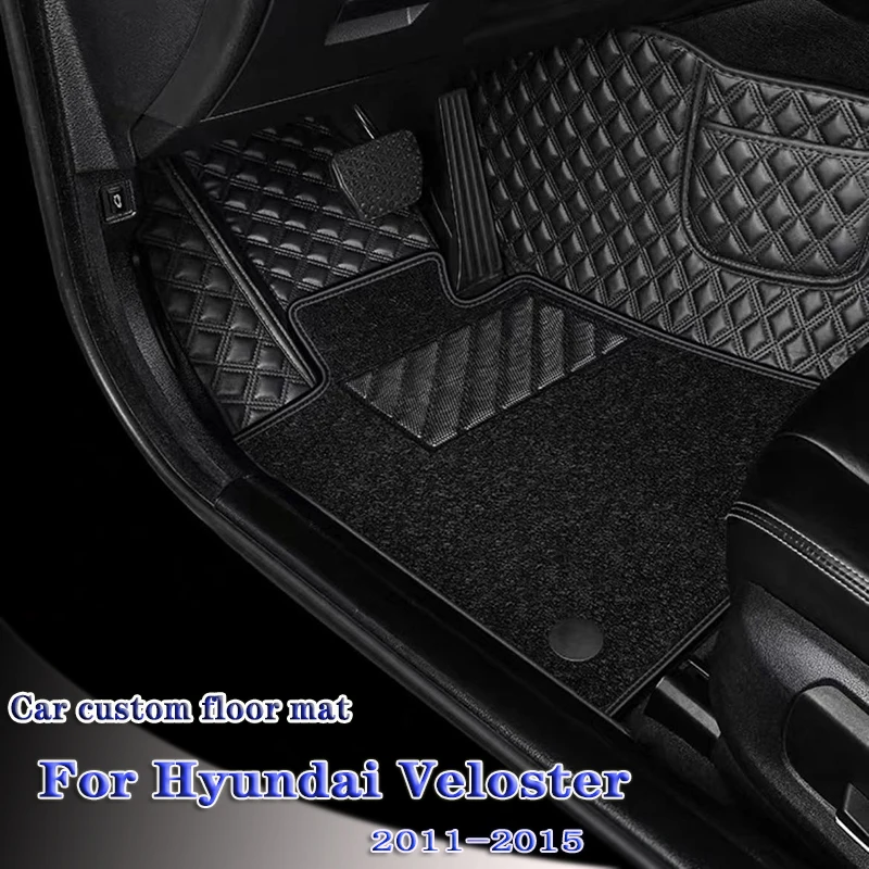 

Для Hyundai Veloster 2015 2014 2013 2012 2011 Автомобильные Коврики под заказ напольные коврики интерьерные автозапчасти аксессуары для стайлинга