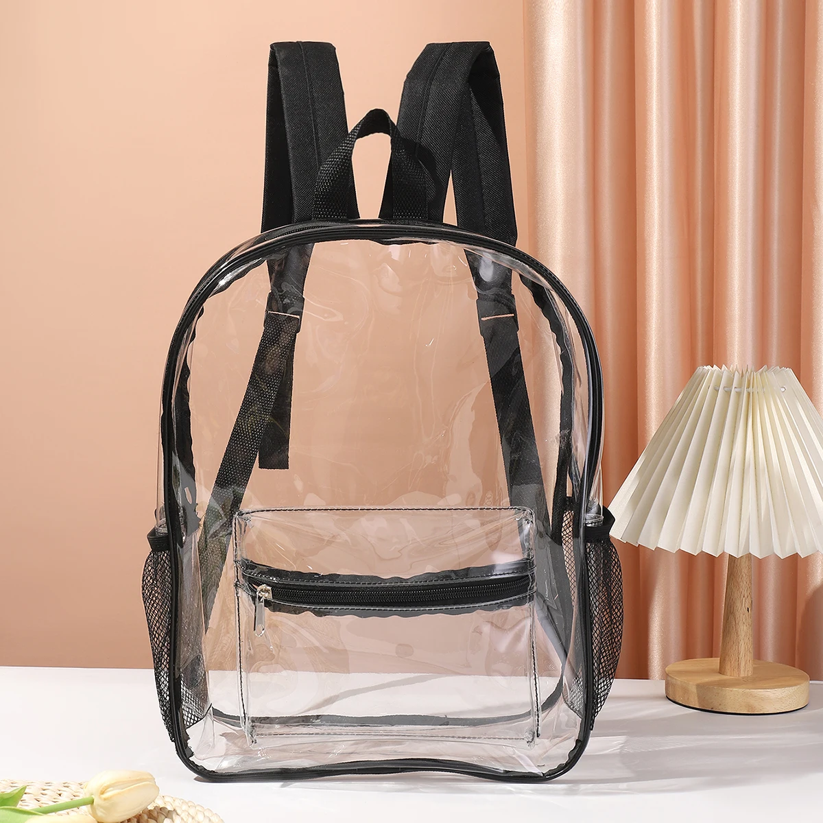 PVC Backpack with Large Capacity, Storage Bag, Waterproof and Anti Fouling Bag, Organizer Bag, Women's Backpack