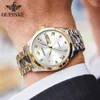 OUPINKE 3171 Business Dress Men's Watch Automatic Mechanical Movement Automatic Date Roman Diamond Dial Man Wristwatch 4