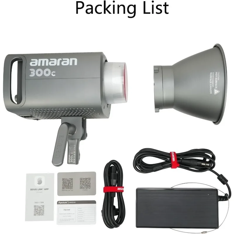 amaran 300c Point-Source RGB LED Monolight with Bowens Mount Compatibility and Integrated Controls 3