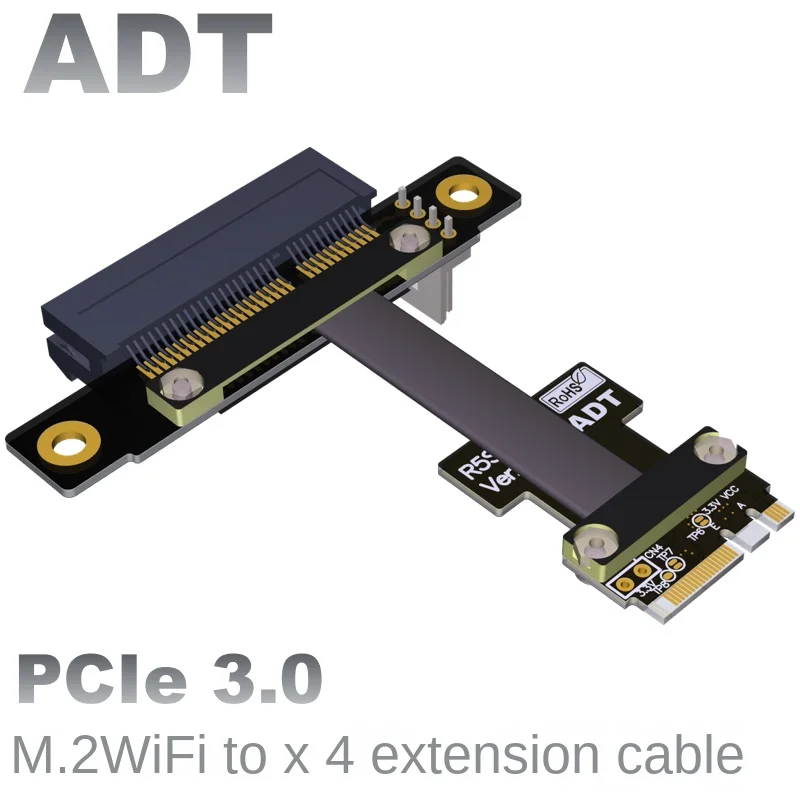 

Поддержка удлинительного кабеля PCI-E 3.0X4 ADT-Link M.2 WiFi A.E key