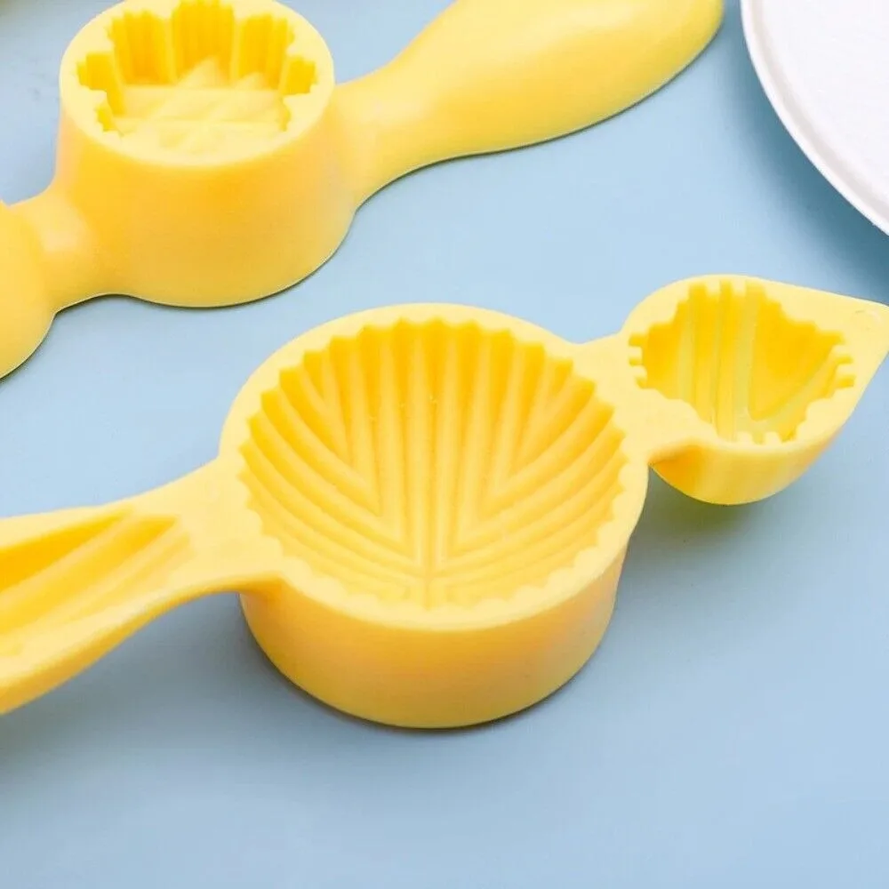 Yellow Plastic baking mould Baking Mold Maamoul Mould Middle Eastern Cookie Mold Chocolate Rice Ball Portable Household Baking Supply