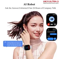 Original HK11 ULTRA3 Smart Watch Support TWS Earphone Connect Network Share Connection AI Robots Receive Call AMOLED Smartwatch - Image 2