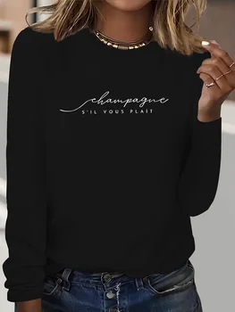 Women’s Letter Print Long Sleeve Top 7