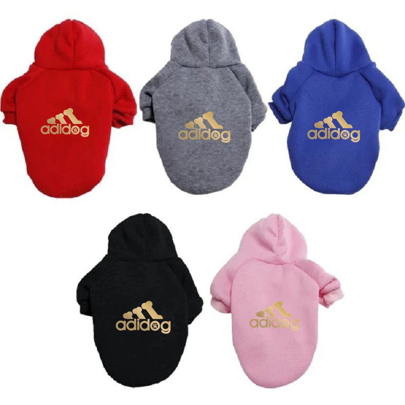 fashion large dog cat cool clothes autumn winter puppy kitty golden letter printed  hoodies accesorios puppy jumper designer