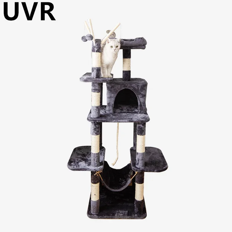 

UVR Wear Resistant Cats Climbing Frame Cat Grabbing Board Cat Climbing Column Multi Cat Family Cat Frame Cat Climbing Toys