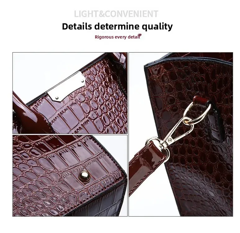 Crocodile Leather Bag elegant design