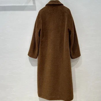 Luxury Brand Women's High Quality Wool Overcoat Famous International Brand Design Outwear Lady Best Quality High-end Trench Coat
