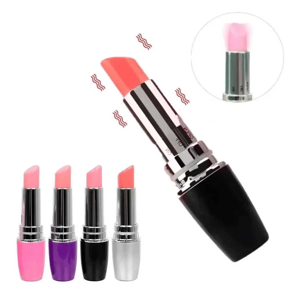 Lipstick Vibrator Female G-spot Clit Stimulator Vaginal Massager Mini Bullet Vibrators Masturbator Sex Toys For Women