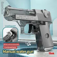Mini Manual Water Gun M1911 Summer Swimming Water Play Toy Continuous Firing Outdoor Fun 1