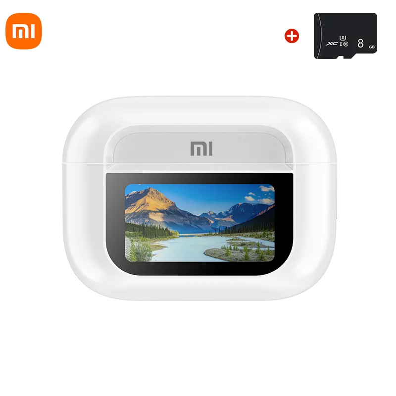 thumbnail image 1 of Auriculares inalámbricos verdaderos Xiaomi TWS A9 Pro con pantalla táctil ANC y Bluetooth 5.3, auriculares con cancelación de ruido, auriculares deportivos de larga duración, 1 of 5
