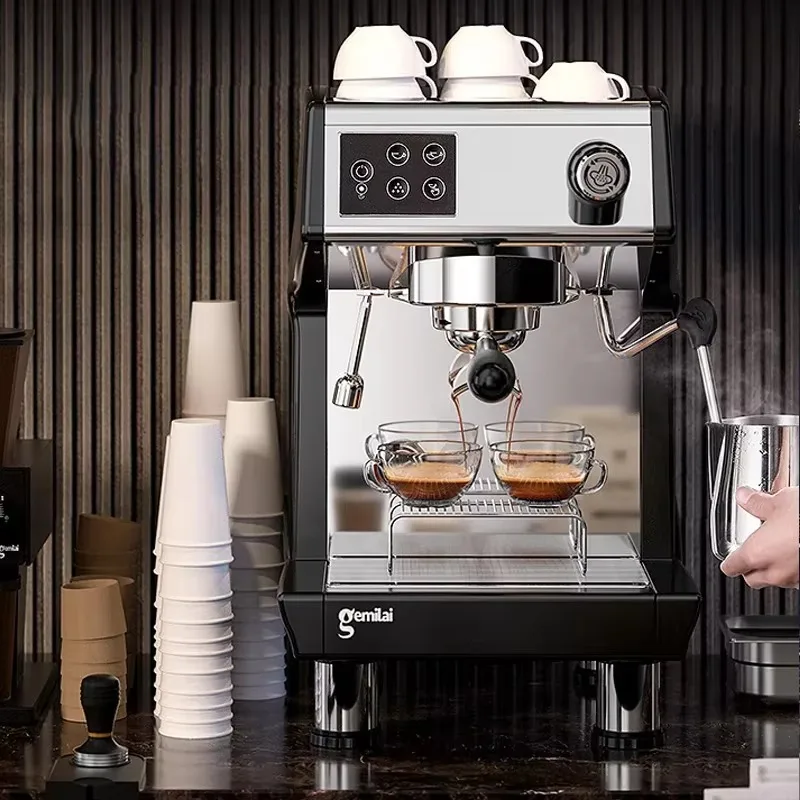 Milk Frother Coffee Machine with Milk Solution 3200d 9 Bar Crm3007G Cheap Commercial Barista Stainless Steeles 2
