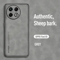 Tecno Spark 30 Pro Shockproof Matte Leather Soft Case for Tecno Spark 30 Pro (GRAY)