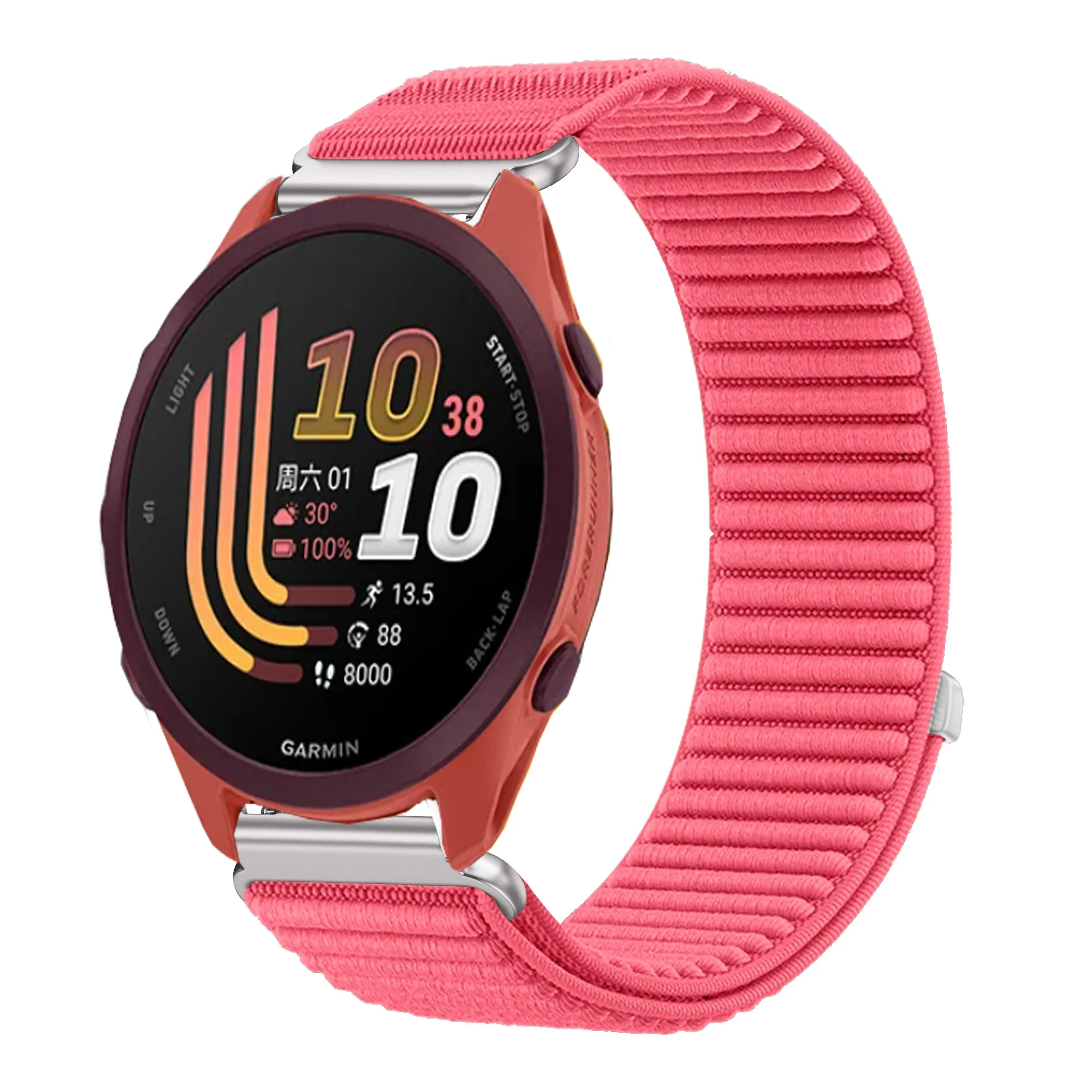 Versatile Nylon Loop Strap for Smartwatches - Adjustable and Durable Design