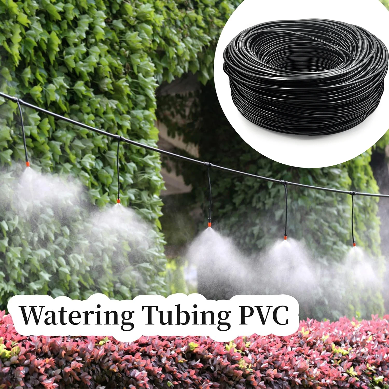 Garden Hose 5m Black Drip Irrigation