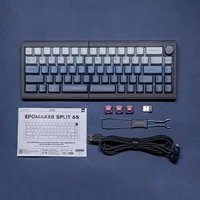 EPOMAKER Split65 60% Layout TOP Structure Hot-Swap Wired/2.4GHz/Bluetooth 5.0 Wireless Mechanical Keyboard South-facing RGB - Image 6