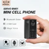 SERVO BM01 2G Mini Mobile Phone Unlocked Bluetooth Earphone Telephone Low Radiation Auto Call Recording Dual SIM Small Cellphone 1