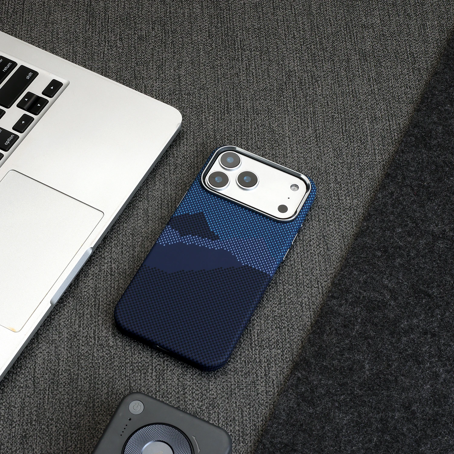 ตัวเลือกสินค้า เคสแม่เหล็กคาร์บอนไฟเบอร์ ป้องกันการกระแทก ชาร์จไร้สาย iPhone 17 Air 16 15 14 13 12 Pro Max