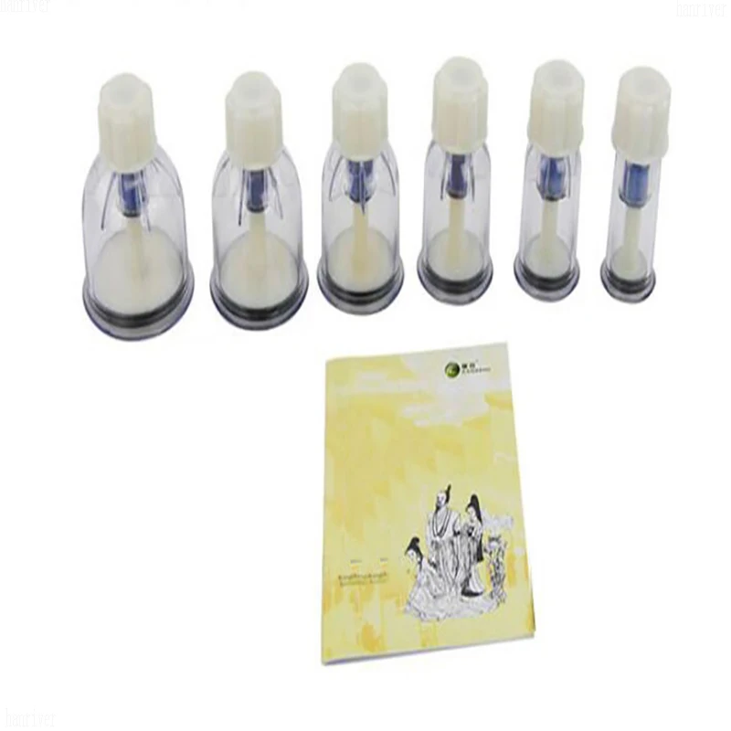 HANRIVR Rotary screw type vacuum negative pressure cupping, 6 cans F6 hand twist type cupping massager
