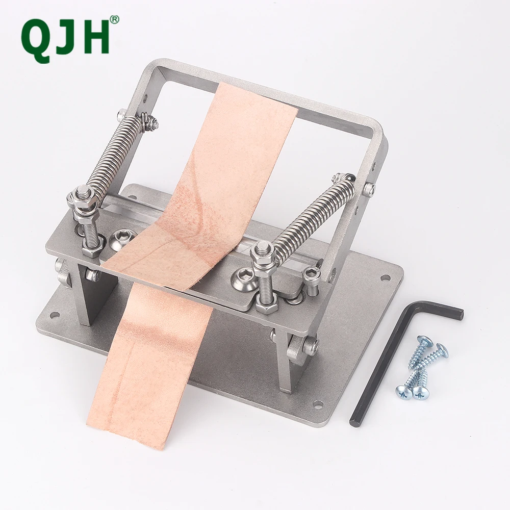 Leather Tool DIY Leather Skiving Machine Manual Leather Thinning Tool For DIY Belt Strap Splitter Cutter Peeler