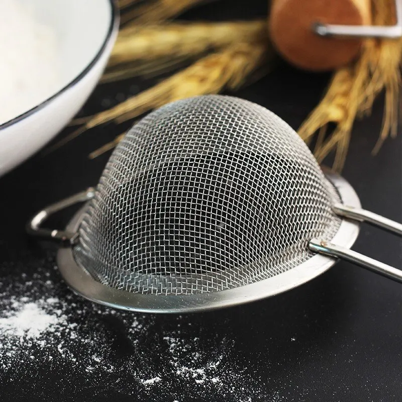 Stainless Steel Strainer Food Strainer Kitchen Mesh Filter Spoon 3pcs For Soy Milk Quinoa Tea Soup Sifting Baking Straining,tea infuser,tea strainer,tea filter,powder sifter,flour strainer