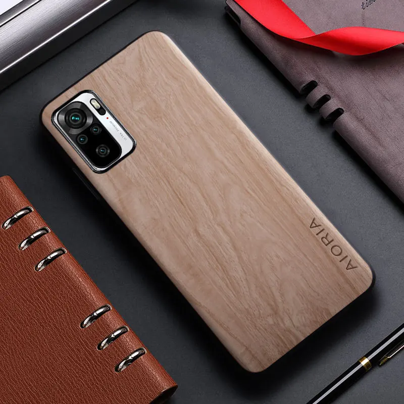 Elegant Bamboo Wood Pattern Case with Unique Design - Compatible with Xiaomi Redmi Note Series