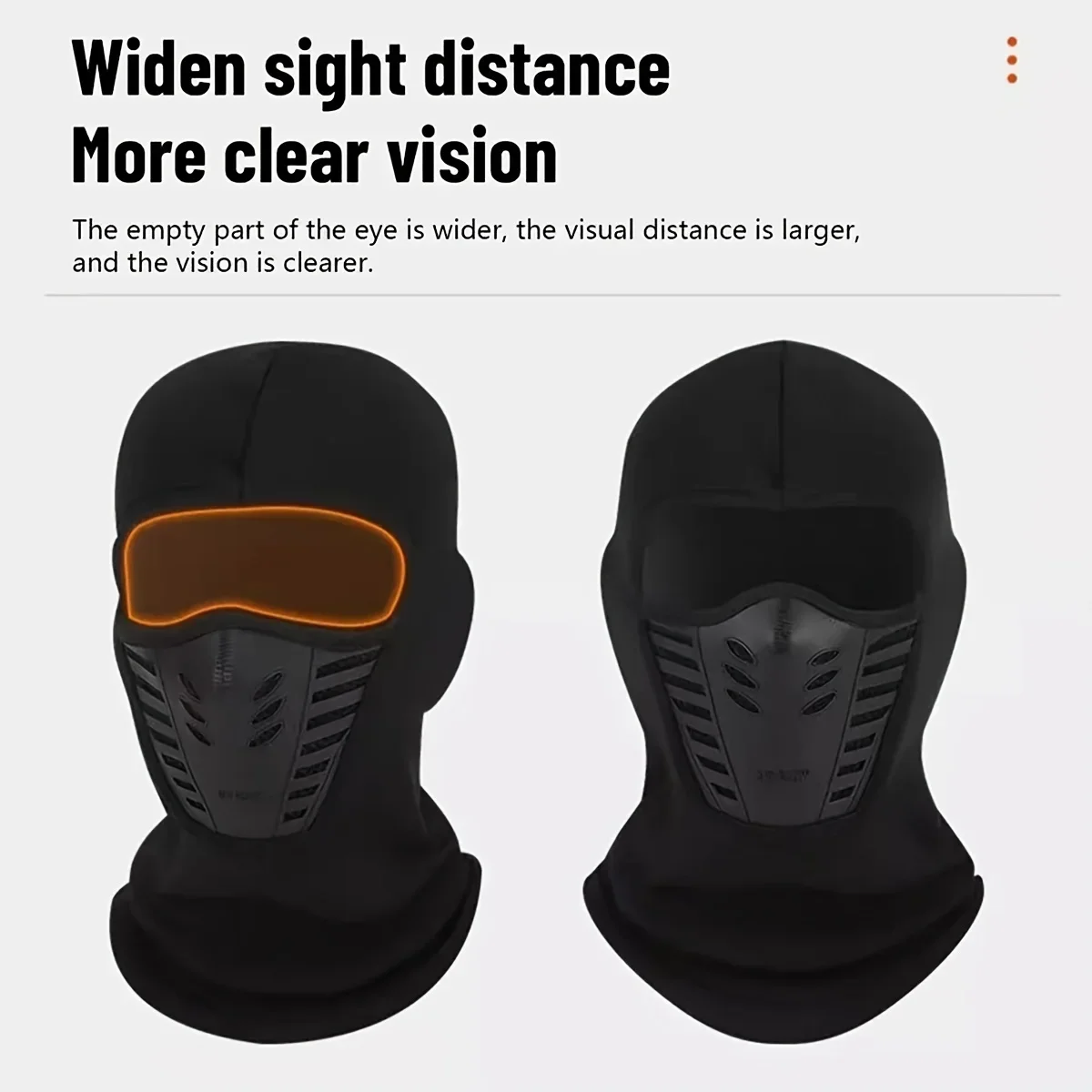 WRELS Winter Ski Mask Cycling Cap Face Mask Cover Windproof Anti-Dust Warm Cycling Mask Balaclava Skiing Skating Hat Headwear